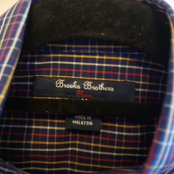 Brooks Brothers Big Boys' Plaid Button Down Dress Shirt - Picture 4 of 4